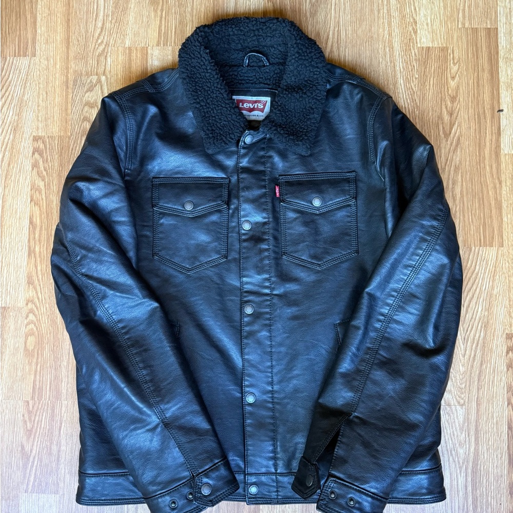 Levi's Sherpa lined Moto Jacket